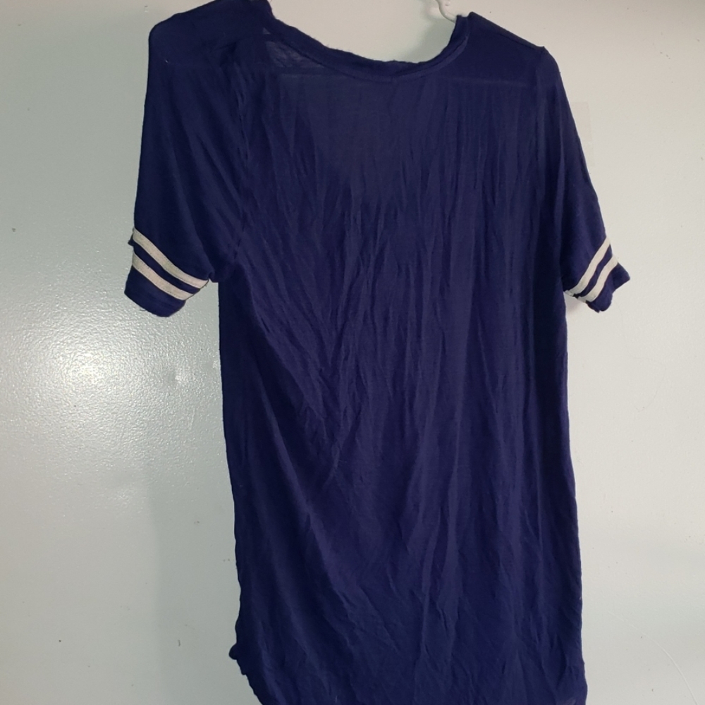 Navy | Color Thread | Varsity Tee - Picture 5 of 5
